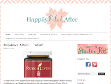 Tablet Screenshot of happilyoiledafter.com